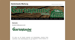 Desktop Screenshot of gartenlaube-marburg.de
